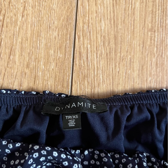 Dynamite balloon sleeve top - Picture 2 of 2